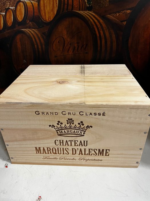 2017 Chateau Marquis d'Alesme - Margaux Grand Cru Classé - 6 Bottles (0.75L)