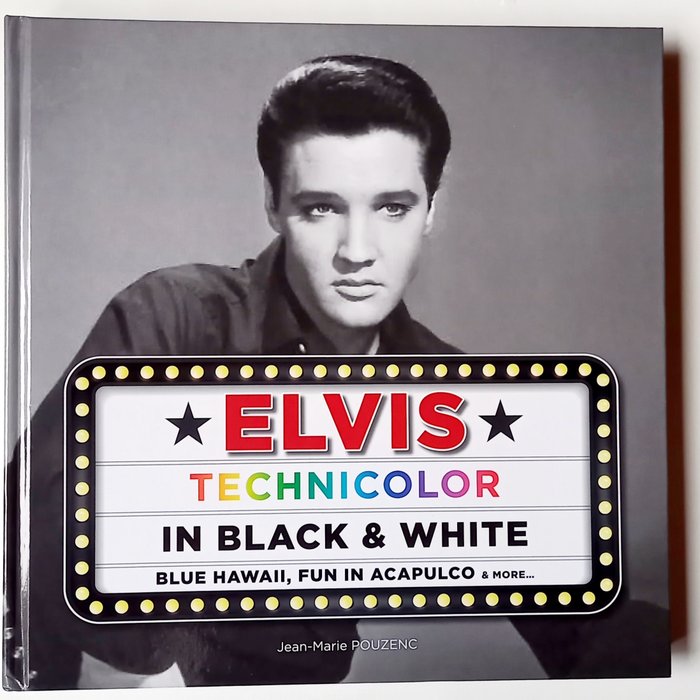 Jean-Marie Pouzenc - Elvis Presley, In Black & White - HC Book - Incl LP + CD - Book - 2021 - 2001