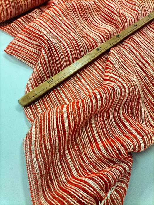 Introvabile cotone vintage anni 80'a trama larga - Textiel - 500 cm - 200 cm