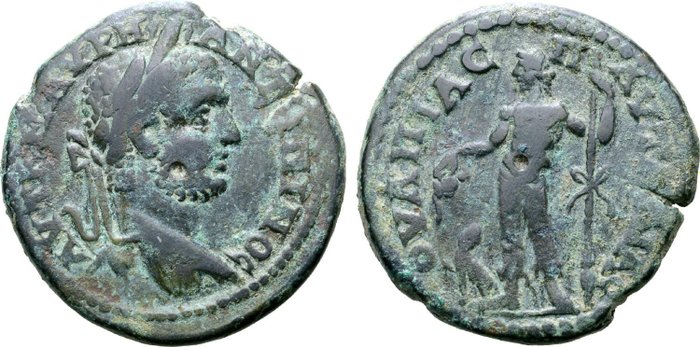 Imperiul Roman (Provincial), Tracia, Pautalia. Caracalla (AD 198-217). *Rare*