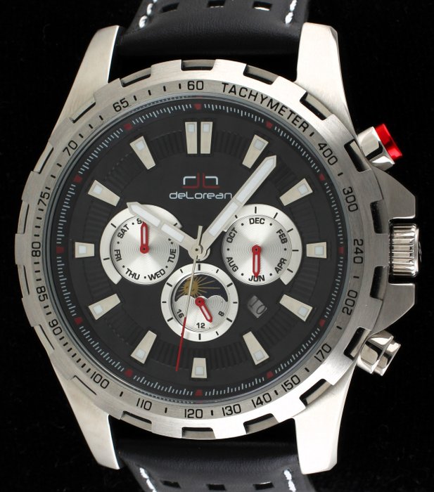 DeLorean - 'Flight Deck' - German Automatic - Limited Edition - Moon Phases - Ref. No: DL05-1188SL-s - 男士 - 2024年