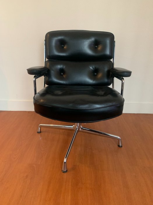 Vitra - Charles & Ray Eames - 休息室椅 - 皮革