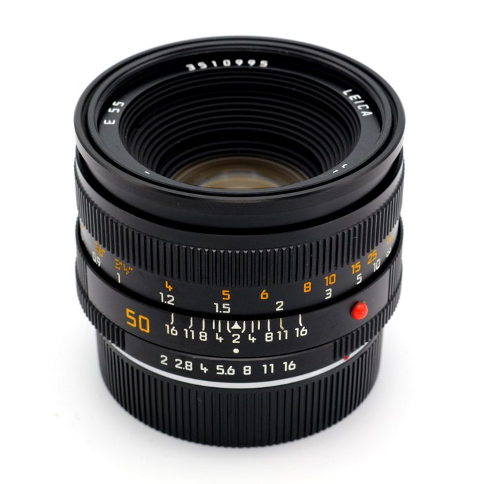 Leica SUMMICRON-R 50mm F2.0, 3-CAM met doos (#11216) Fast objektiv