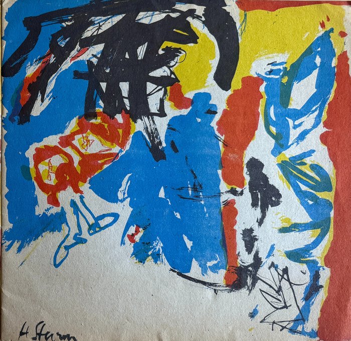 Gruppe Spur - Spur im Exil #6 [4 lithographs by Asger Jorn, Zimmer, Prem, Sturm] - 1961
