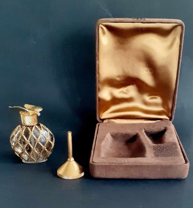 Nina Ricci - Parfümfläschchen (1) - Alte Miniatur-Parfümschachtel von L'air du Temps - Glas