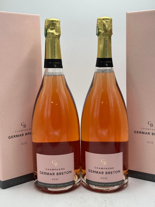 Germar Breton, Champagne Germard Breton Rosé - Champagne Brut - 2 Magnums (1.5L)