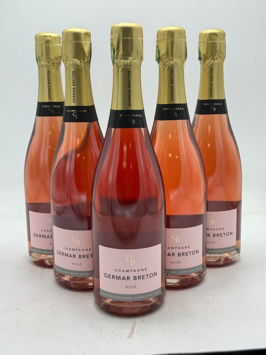 Germar Breton, Rosé - Champán Brut - 6 Botellas (0,75 L)