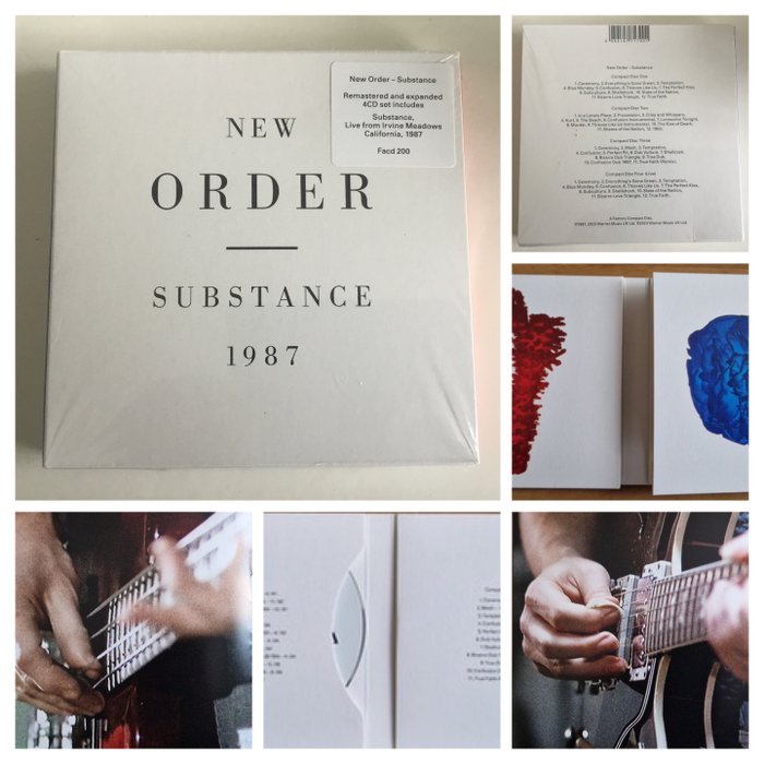 New Order - Substance  1987. (Deluxe Edition 4 CD Box) - Caja colección de CD - 2023