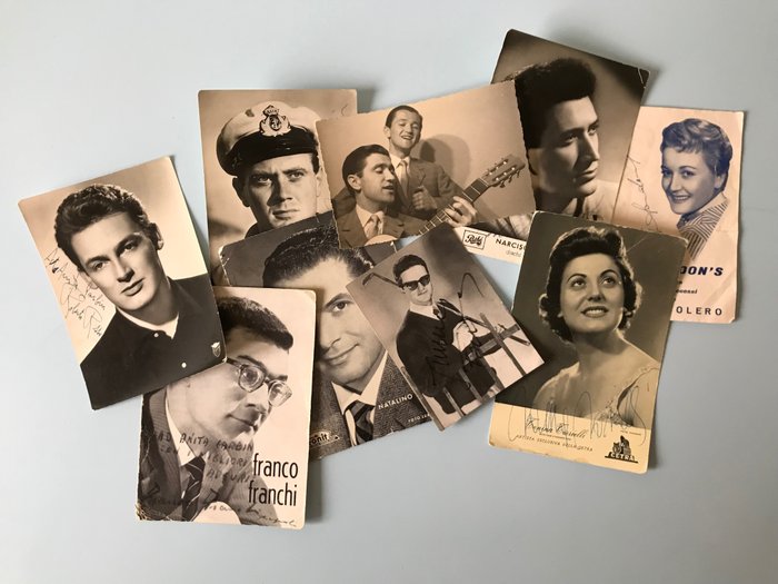 Italia - Musikk - Postkort (9) - 1950-1960