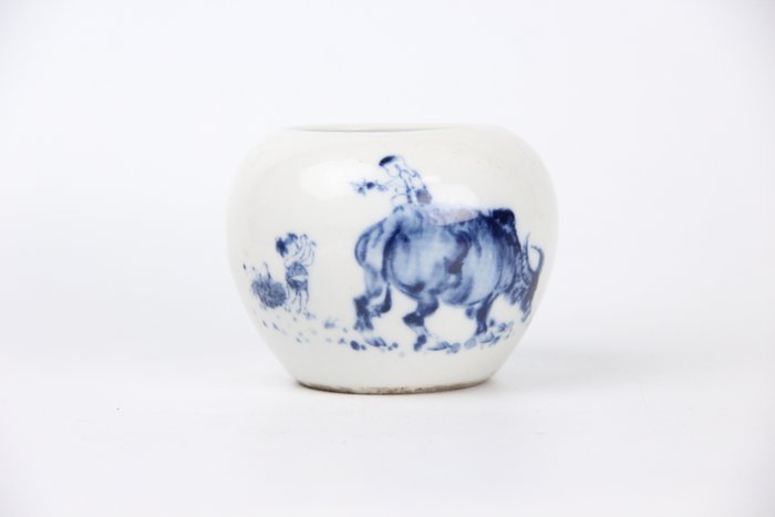 Vase - Clay - China  (No Reserve Price)