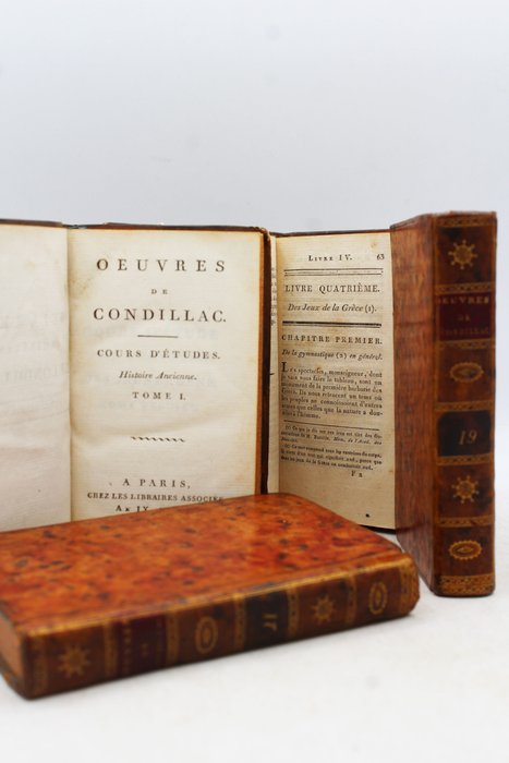Condillac - Œuvres de Condillac - Cours d'études (Histoire Ancienne) - 1801