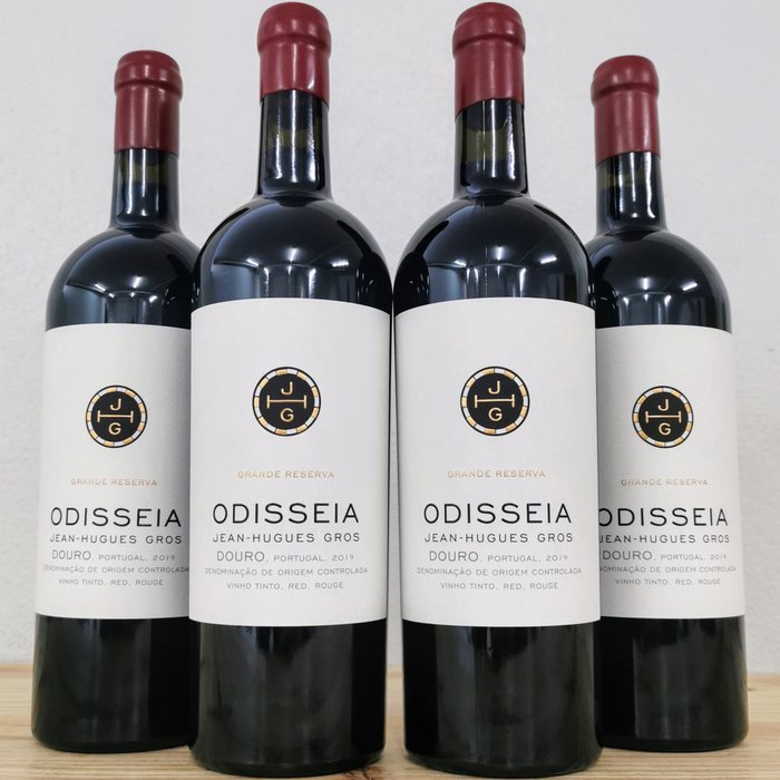 2019 Jean-Hugues Gros, Odisseia - Douro Grande Reserva - 4 Flasker (0,75 L)