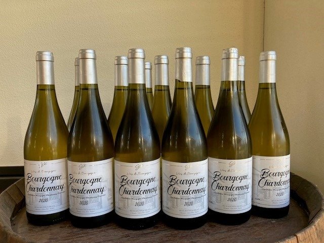 2020 Chardonnay. Jean-Claude Guyaux - Bourgogne - 12 Flaskor (0,75L)