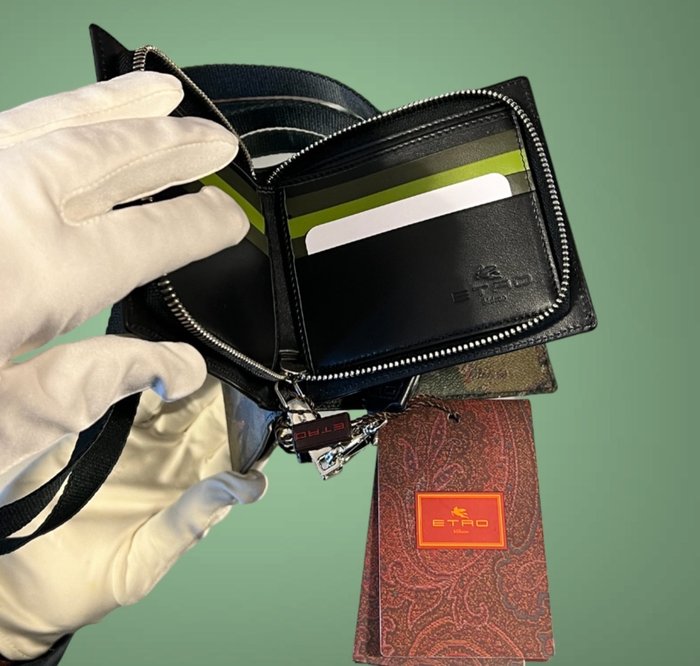 Etro - ETRO - Wallet With Logo - Brieftasche