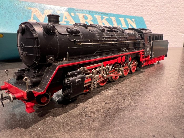 Märklin H0 - 3047.3 - Locomotive à vapeur avec tender (1) - BR 44 avec générateur de fumée - DB
