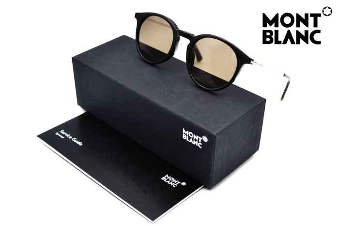 Montblanc - MB549S 05J - Acetate & Gold Metal Design - Lenses by Zeiss - *New* & *Unusual* - Occhiali da sole