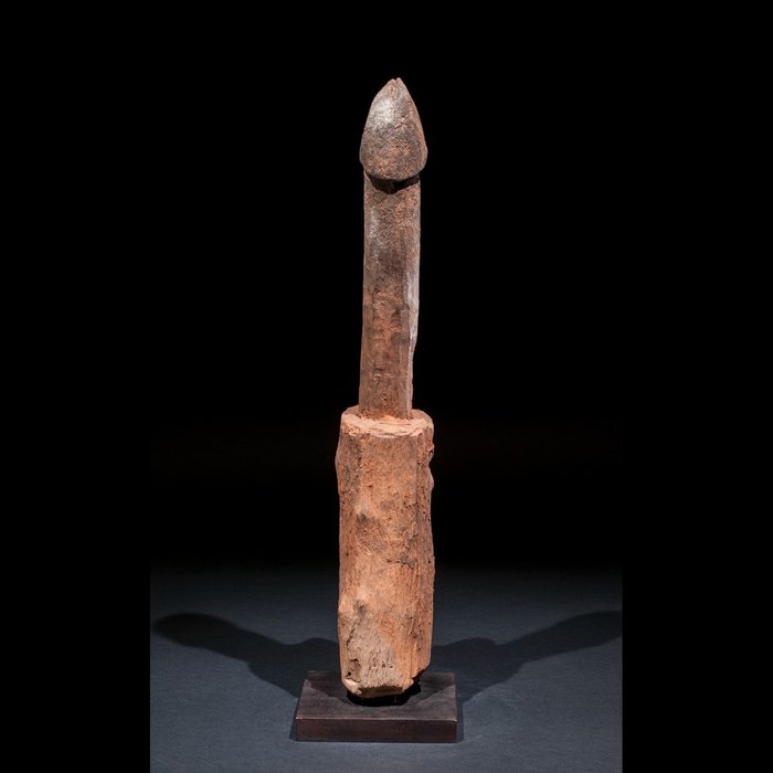 Large wooden cock - Legba fetish - Fon - Benin