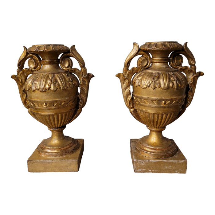 Portapalme - 柱狀花瓶 (2)  - 木
