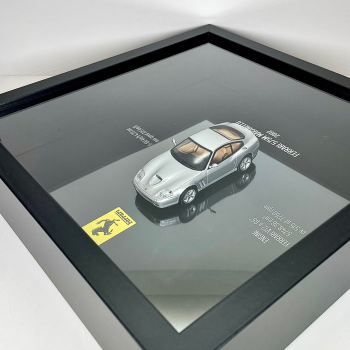 Artwork - Ferrari - 575M MARANELLO - 2002 - Xrace Gran Turismo Signature - Cristal shadow box