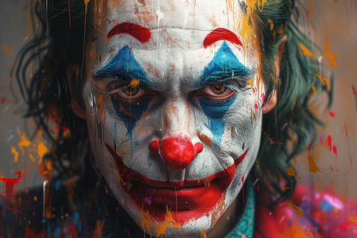 La chibroneuse - Le Joker : Clown Tragique - Le Visage du Chaos