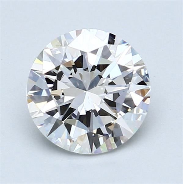 1 pcs Diamant - 1.29 ct - Rund - E - VS2