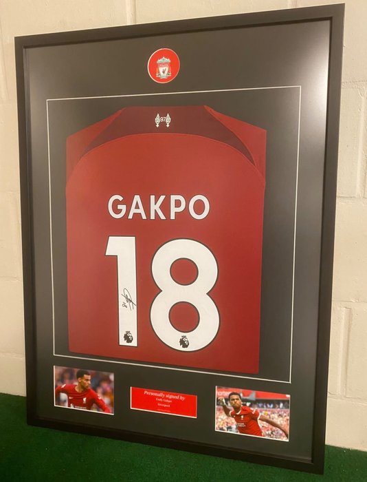 Liverpool - Eurooppalainen Jalkapalloliiga - Gakpo - Jalkapallon pelipaita