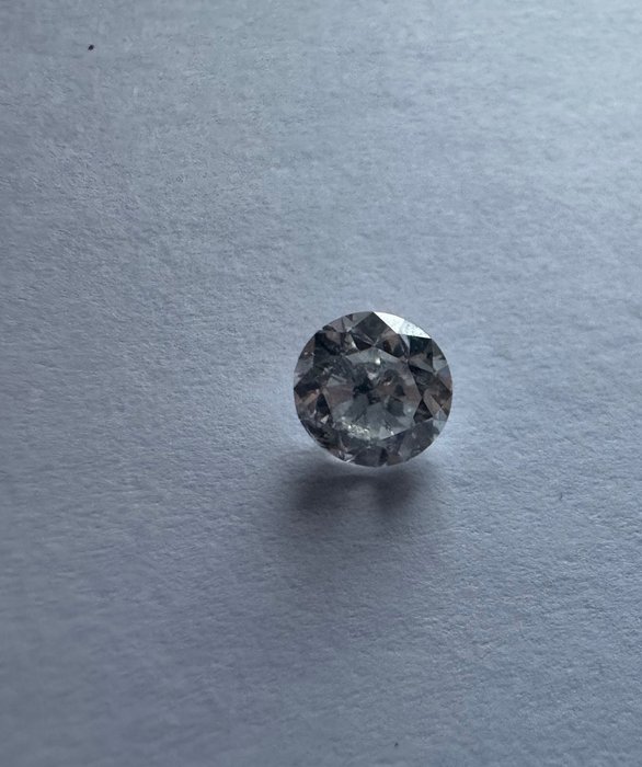 1 pcs Diamante - 0.70 ct - Brillante - E - I1