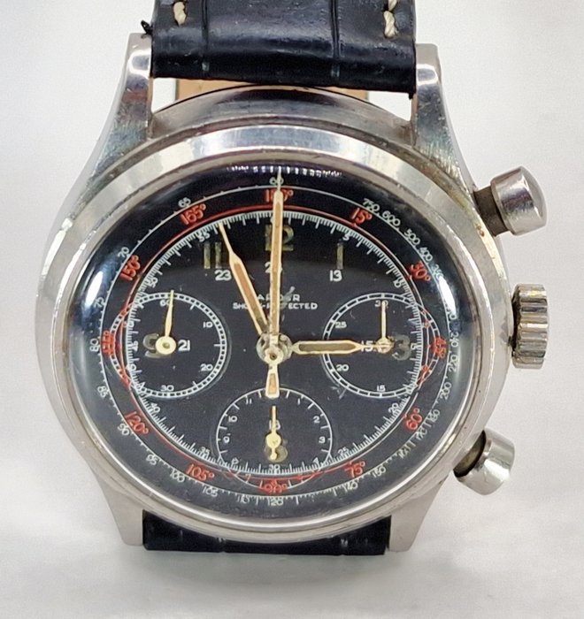 Jardur - Fliegerchronograph - Kaliber Valjoux 71 - Homem - Suíça/EUA por volta de 1938