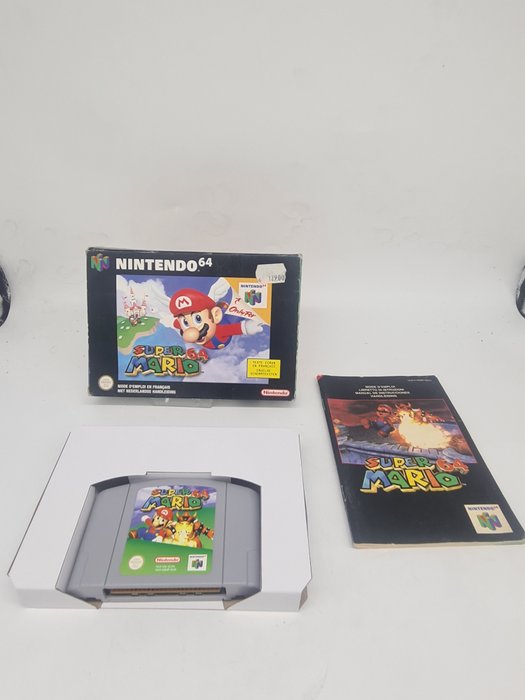 Nintendo, OLD STOCK RARE Nintendo 64-Bit N64 1st print Super Mario 64 FAH edition - Nintendo 64 - Jeu vidéo - Dans la boîte d'origine