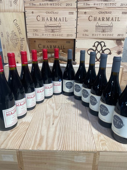 2019 x 6 Domaine Peut-être Cuvée l’Impavido & 2021 x 6 Domaine Majas - Languedoc, St Guilhem le Desert - 12 Bottles (0.75L)