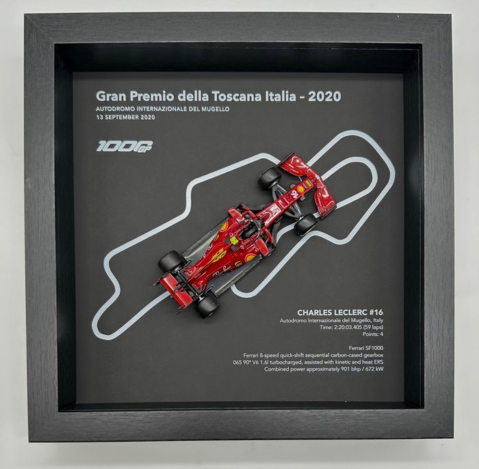 Artwork - Ferrari - Charles Leclerc - GP1000 Gran Premio della Toscana Mugello Italia 2020