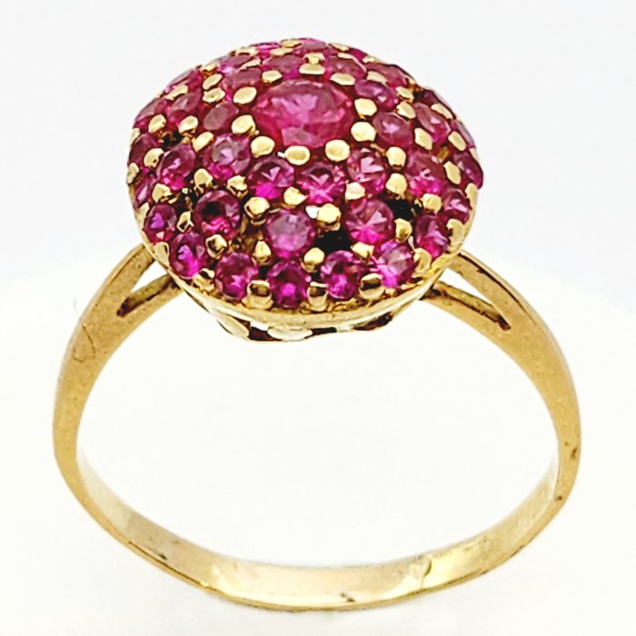 Ring - Yellow gold Ruby 