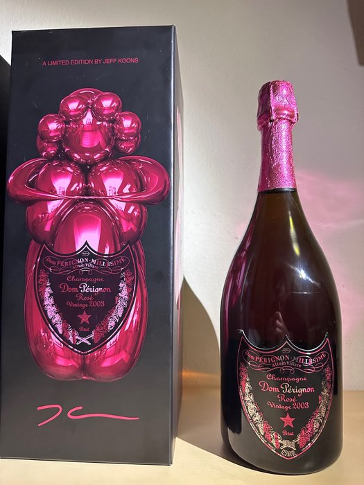 2003 Dom Perignon Rosé by Jeff Koons - Champagne Rosé - 1 Bottle (0.75L)
