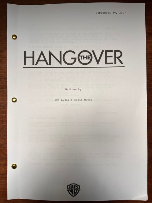The Hangover (2009) - Bradley Cooper, Zach Galifianakis, Ed Helms, Justin Bartha, Ken Jeong - 華納兄弟