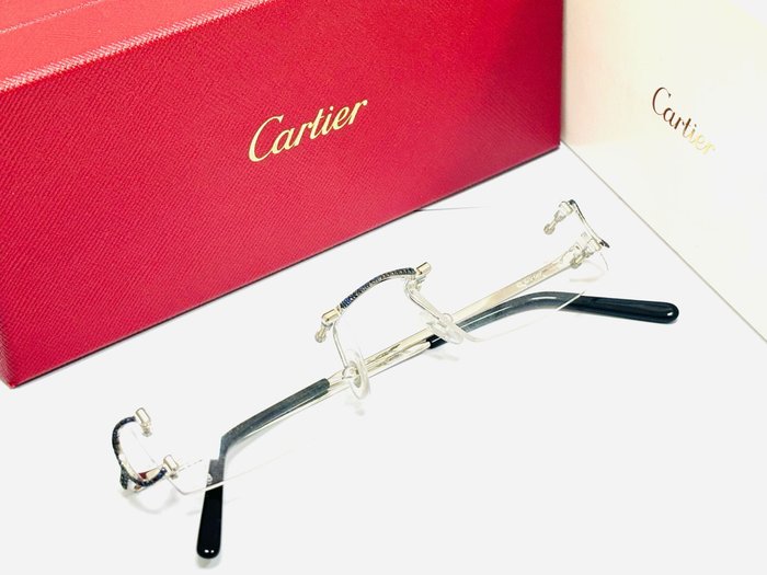 Cartier - Piccadilly Silver 0.50 Ct Natural Sapphires Blue - Okulary przeciwsłoneczne