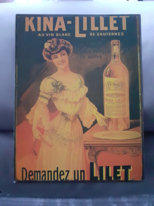 Kina Lillet - Sign (1) - Iron (cast/wrought)