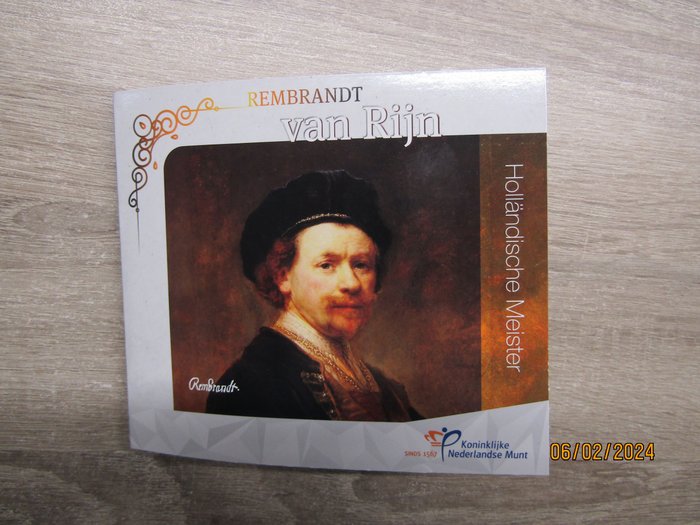 Holandia. Year Set (FDC) 2024 World Money Fair "Rembrandt van Rijn"