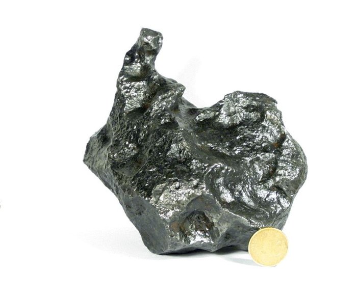 隕石 Campo del Cielo / 2393 克 粗鐵八面體，IAB 型 - 2393 g - (1)