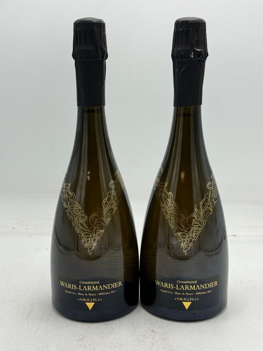 2011 Waris-Larmandier, Grand Cru Blanc de Blancs V.M.H.J.P.L.I - Champagne Grand Cru - 2 Flaschen (0,75 l)
