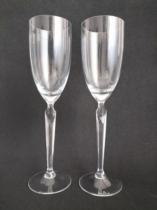 Rosenthal Bulgari Eccentrica by Rosenthal - Champagneglas (2) - Excentrisk - Kristall