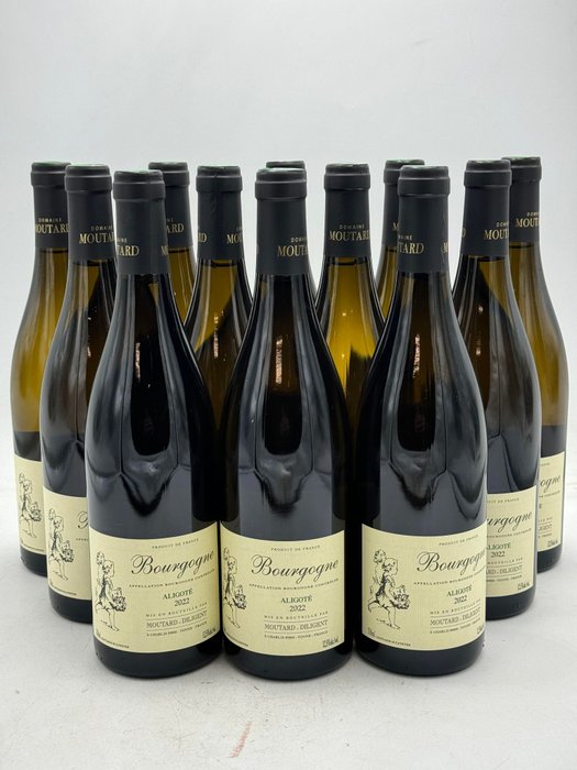 2022 Domaine Moutard-Diligent Aligoté - Bourgogne - 12 Flessen (0.75 liter)