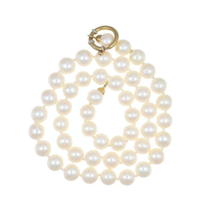 Collier - Or blanc, Or jaune 
