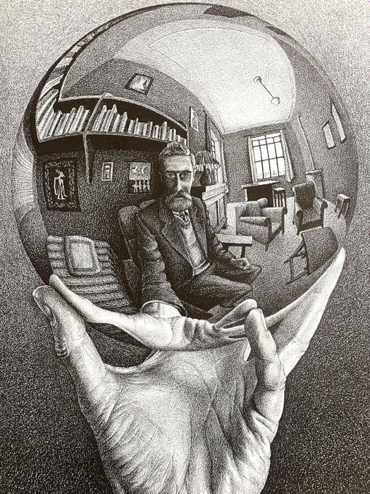 M.C. Escher (1898-1972), after - Hand with Reflecting Sphere (1935)