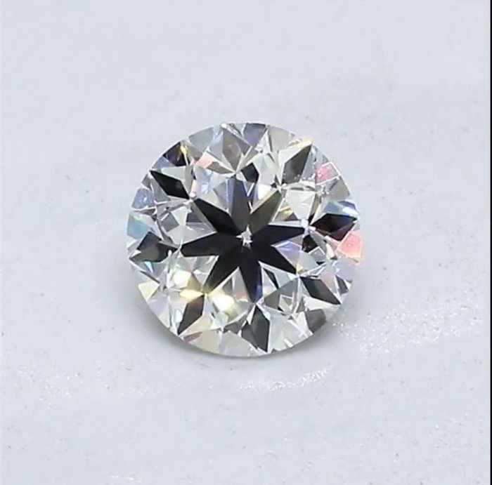 1 pcs 鑽石 - 0.50 ct - 明亮型 - E(近乎完全無色) - VVS1, *VG*