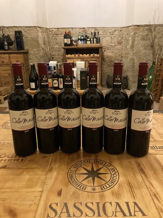 2019 Collemassari, Montecucco Rosso - Toscana Riserva - 6 Bottiglie (0,75 L)