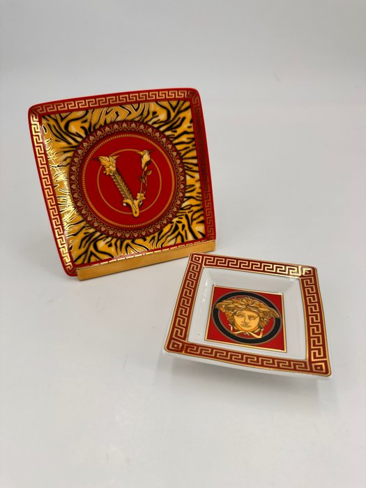 Rosenthal - Versace - Skål (2) - "Medusa" "Virtus" - Keramik