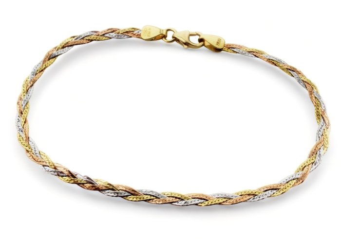 No Reserve Price - Bracelet Rose gold, White gold, Yellow gold 
