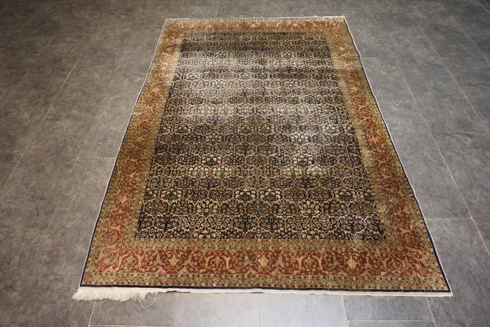 Covor de mătase semnat turcesc Hereke - Carpetă - 240 cm - 153 cm