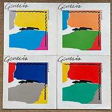 Genesis – 4 colour sleeve versions of Abacab – Geel / Oranje / Rood / Blauw – LP albums (meerdere items) – 1981