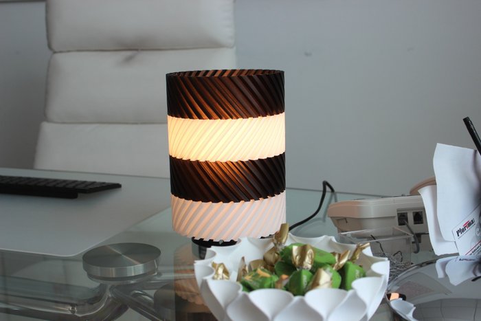 ProMaker3D Designer - Lampa stołowa - Zebra - Biopolimer